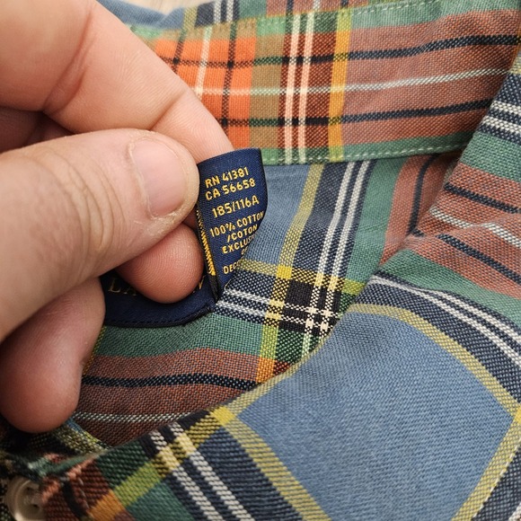 Polo Ralph Lauren Men's Plaid Long Sleeve Button Down Shirt Size 3XL Pony XXXL - Picture 4 of 9
